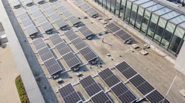 Instalacja PV na budynku Atrion firmy Gredan w Tychach